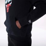 New Era Pánská mikina Chicago Bulls NBA Block Graphic Oversized Hoodie Velikost: L