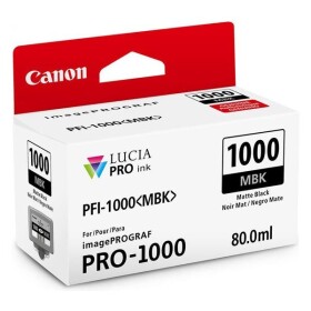 Canon PFI-1000MBK, Matná černá (0545C001) - originální kazeta