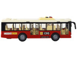 Mamido Městský autobus 1:16 s efekty červený