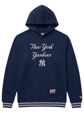 New Era Pánská mikina New York Yankees MLB Felt Logo Throwback Hoodie Velikost: L