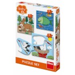 Puzzle set Zvířátka: kde žijí baby