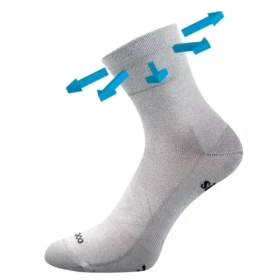 VOXX Ponožky sportovní bambusové BAERON světle šedé 35-38 116364