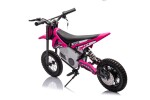 Mamido Dětská elektrická motorka Cross 350W 36V růžová