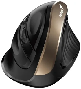 GENIUS Ergo 8250S černozlatá / vertikální / optická / 1600 dpi / bezdrátová / 6 tlačítek (31030031400)