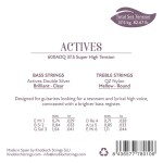 Knobloch ACTIVES Double Silver QZ Nylon Super High Tension 37.5