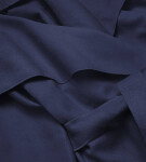 Tmavě modrý dámský kabát Tmavě modrá jedna velikost