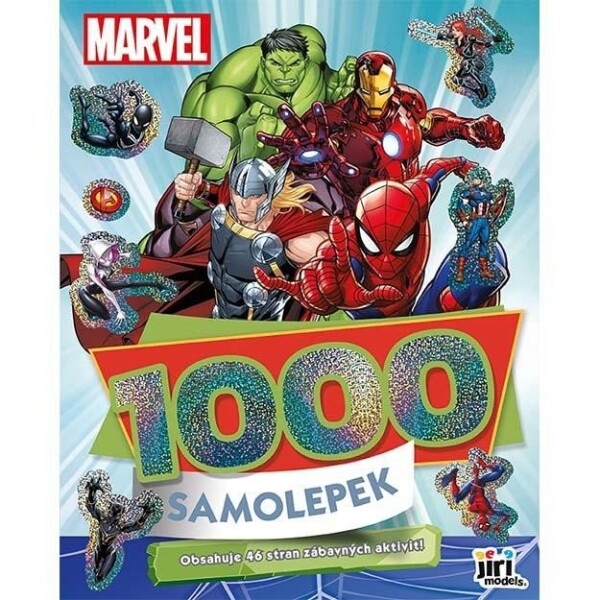 1000 samolepek aktivitami Marvel