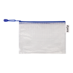 Djois obálka se zipem, A5, PVC síťovina, modrá, 8 ks