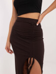 Skirt MI SD 20582 2.65 tmavě hnědá jedna velikost