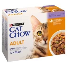 Cat Chow Lamb Green Beans 10 x 85 g