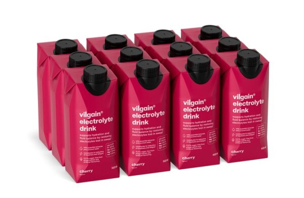 Vilgain Electrolyte Drink – 12× třešeň 500 ml