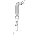 Geberit souprava trubek pro odsávání zápachu, bez ventilátoru 349.352.00.1 349.352.00.1