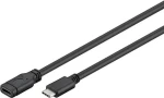 MicroConnect USB-C - USB-C černá / Prodlužovací kabel USB-C / USB 3.0 / 5000 Mbit/s / 1,8 m (MC-ITH-USBC-EX-002)