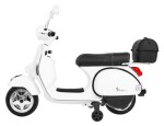Mamido Dětský elektrický skútr Vespa bílý