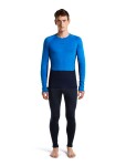 ICEBREAKER Mens Merino 260 ZoneKnit LS Crewe, Midnight Navy/Lazurite/Cb (vzorek) velikost: M