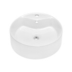 INVENA - Umyvadlo na desku 47 cm RONDI CE-21-001-W