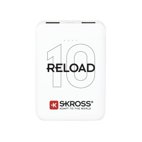 SKROSS DN56 powerbank Reload 10 bílá / 10000mAh / 2x 2A výstup / microUSB kabel (7640166322108)