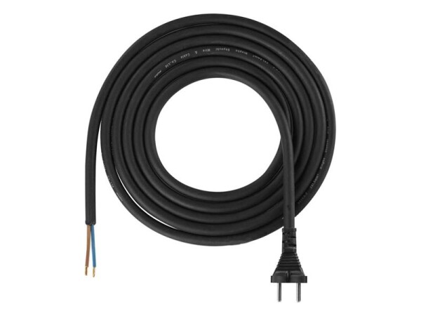 Flexo šňůra gumová 2x1,5mm2 3m černá EMOS S03330