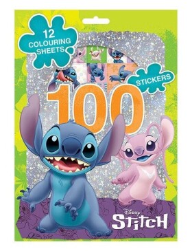 Lilo & Stitch - 100 samolepek s omalovánkovými listy