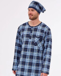 Pánské tričko Cornette 110 long/r 3XL-5XL tmavě modrá 3xl