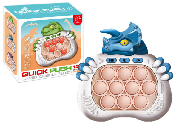 Mamido Senzorická hra Dinosaurus Pop It modrá