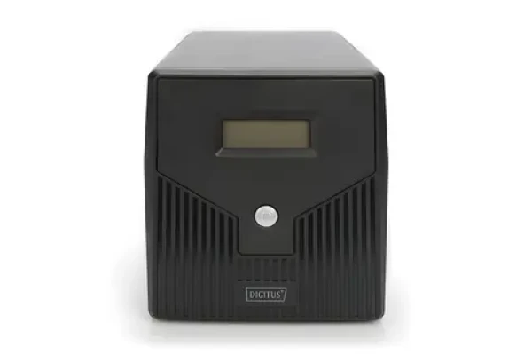 DIGITUS Line-Interactive UPS / 1500VA/900W / 12V/9Ah 2x baterie / 4x Schuko / USB / RS232 / RJ45 / LCD (DN-170075)