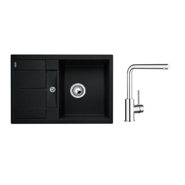 Set dřezu a baterie Blanco Metra 45 S 78x50 cm antracit SETB3 SETB3 SETB3