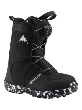 Burton GROM BOA black dětské boty na snowboard