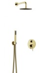BESCO - Podomítkový sprchový set SLIM DECCO/ILLUSION II/VEO Zlatá broušená BABPDIIIBZ