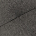 Křeslo polohovací, eletrické, šedá látka.