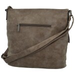 Trendy dámská koženková crossbody kabelka Tomila, coffee new