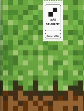 Týdenní diář 2026/2027 Student V8 lamino kapesní Kostky