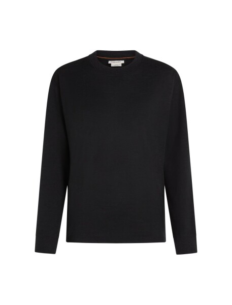 ICEBREAKER Wmns Merino 150 Tech Lite LS Relaxed Tee, Black velikost: M