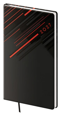 Týdenní diář 2027 Helma kapesní Vario Red lines