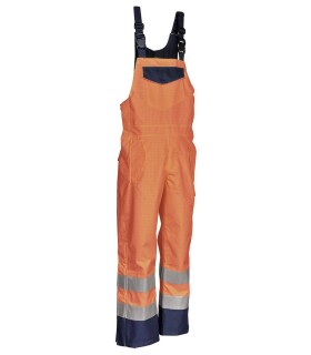 Reflexní pracovní kalhoty nehořlavé COFRA MELK Barva: Reflexní oranžová, Velikost: M (V348_0_02_M)