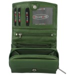 Trendy dámská kožená peněženka Bellugio Simonett, zelená