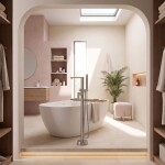 REA - Volně stojící baterie Logan Brush Nickle REA-B2222