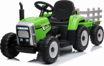 Mamido Elektrický traktor s vlečkou Blow zelený