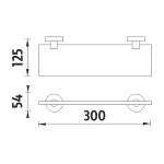 Nimco Unix chrom police 30 cm UN 13091B-30-26 UN 13091B-30-26