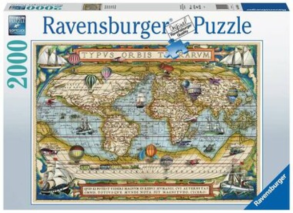 Ravensburger 168255 Cesta kolem světa 2000 dílků