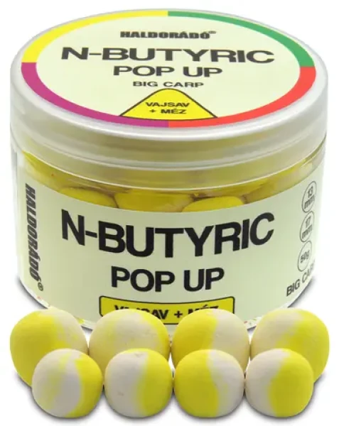 Haldorádó Pop-Up N-Butyric Big Carp 50g 13/17mm Kyselina máselná/Med (HD21732)