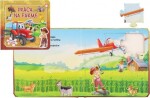 Puzzle kniha Práca na farme 17x17cm 6x9 dielikov SK verzia