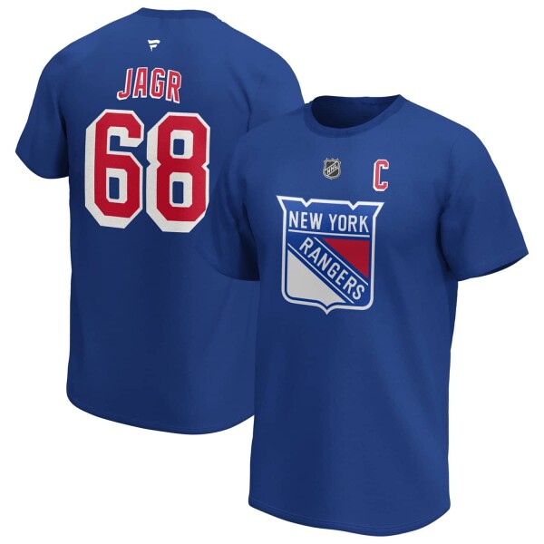 Fanatics Pánské tričko Jaromír Jágr #68 New York Rangers Alumni Player Velikost: M