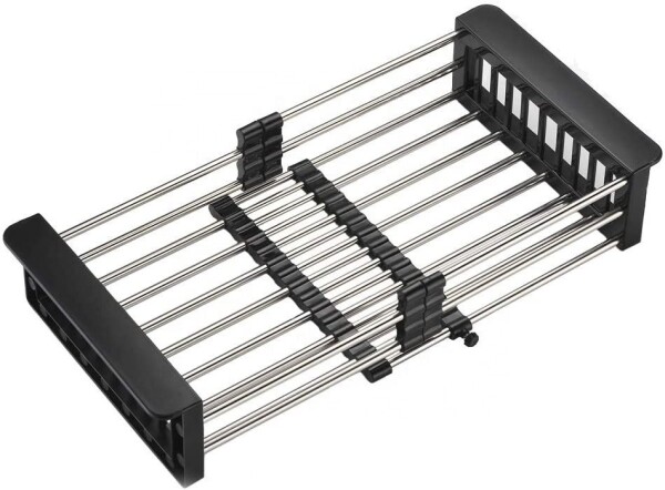 MEXEN - Teleskopický kuchyňský odkapávač s nastavitelnou šířkou, černá 660730-70