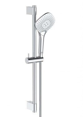 IDEAL STANDARD - Idealrain Evo Jet Set sprchové hlavice Diamond, 3 proudy, tyče 60 cm a hadice, chrom B1762AA