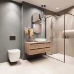 INVENA - Umyvadlová vysoká baterie Alonia Trend, chrom BU-70-W01-V