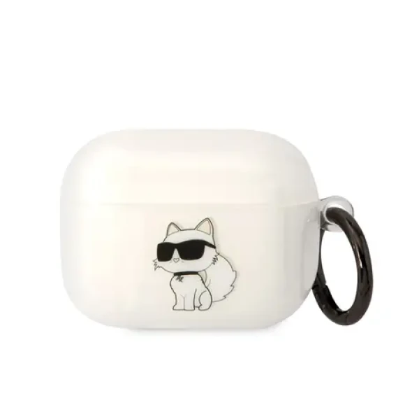 Karl Lagerfeld 3D Logo NFT Choupette TPU Pouzdro pro Airpods Pro KLAPHNCHTCT