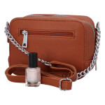 Elegantní dámská koženková kabelka Lucy, koňaková