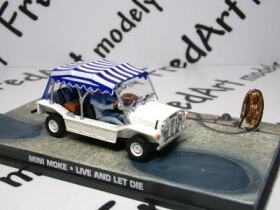 007James Bond MINI MOKE - LIVE AND LET DIE - IXO/ALTAYA 1:43