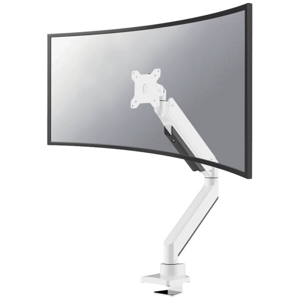 Neomounts NM-D775WHITEPLUS 1násobné držák na stůl pro monitor 25,4 cm (10) - 124,5 cm (49) bílá nakláněcí, otočný, naklápěcí